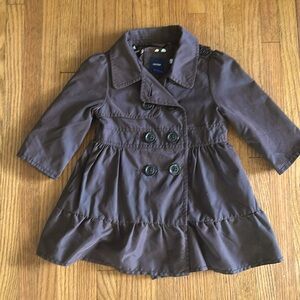 Gap Toddler brown blazer trench jacket 12-18 months